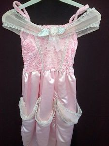 Kids Costumes to Hire - Light Pink Silver Leaf Dress